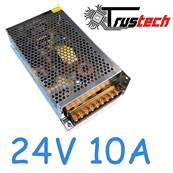 Alimentatore Stabilizzato Switch 220V 24V 10A TR-18320, Trustech