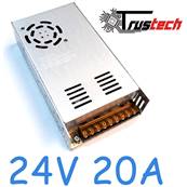 Alimentatore Stabilizzato Switch 220V 24V 20A TR-18323, Trustech